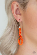 Load image into Gallery viewer, Let It BEAD - Orange Necklace Paparazzi Accessories