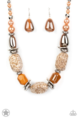 In Good Glazes - Peach Necklace