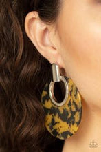 Load image into Gallery viewer, Paparazzi Earring ~ Metro Zoo - Yellow Earring