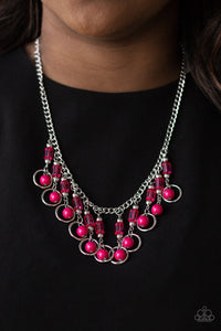 Cool Cascade Pink Necklace - Paparazzi Accessories