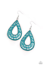 Load image into Gallery viewer, Drop Anchor - Blue Earrings