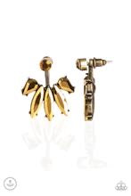 Load image into Gallery viewer, Stunningly Striking Brass Post Earring