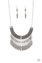 Load image into Gallery viewer, Fierce Feathers Silver Necklace