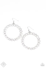 Load image into Gallery viewer, Welcome to GLAM-boree White Earring -Paparazzi Accessories