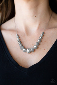 Crystal Carriages - Silver Necklace Paparazzi Accessories