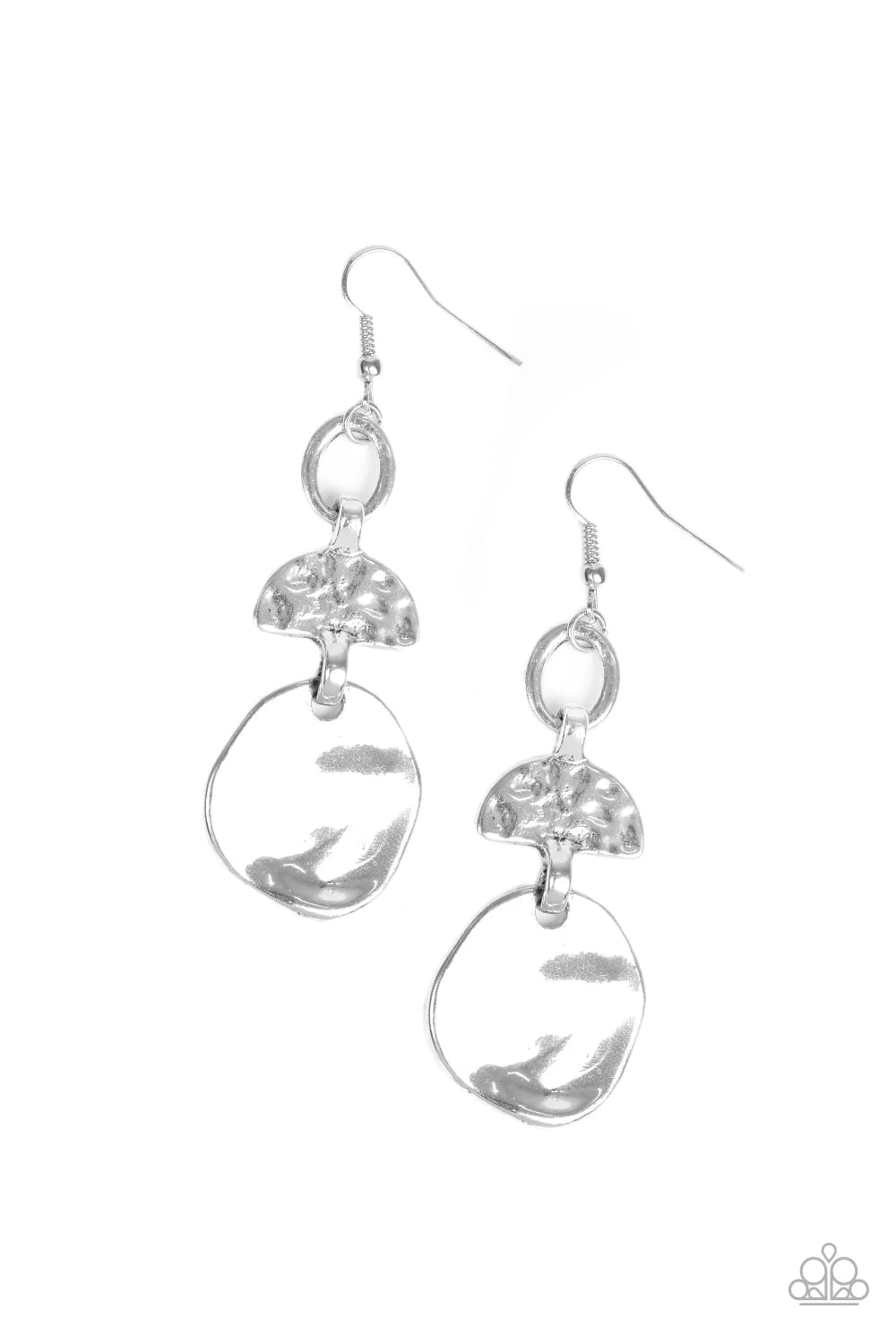 Melting Pot Silver Earring